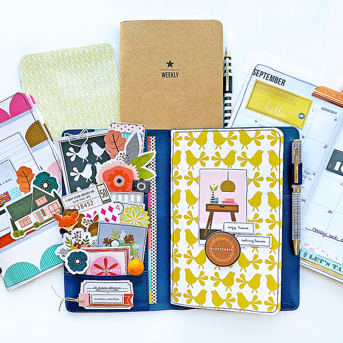 September Traveler's Notebook Set Up