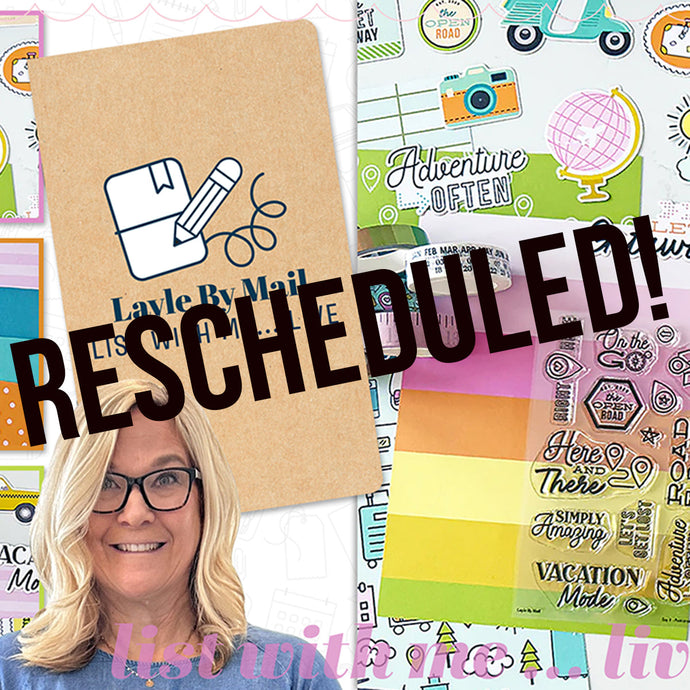 RESCHEDULED FOR 6/3/25 - List With Me... LIVE, Traveler's Notebook Style 5.31.25