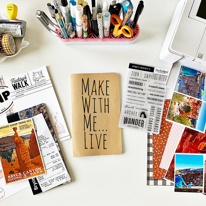 Make With Me... Live, Traveler's Notebook Style 9.12.20