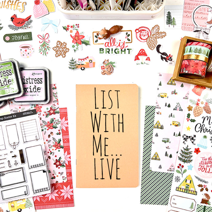 List With Me... LIVE, Traveler's Notebook Style 12.10.22