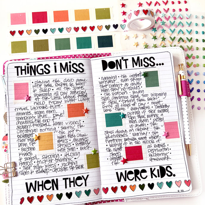 Things I Miss & Don't Miss When They Were Kids List