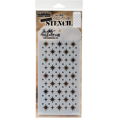 Tim Holtz Stampers Anonymous | Starry Layering Stencil