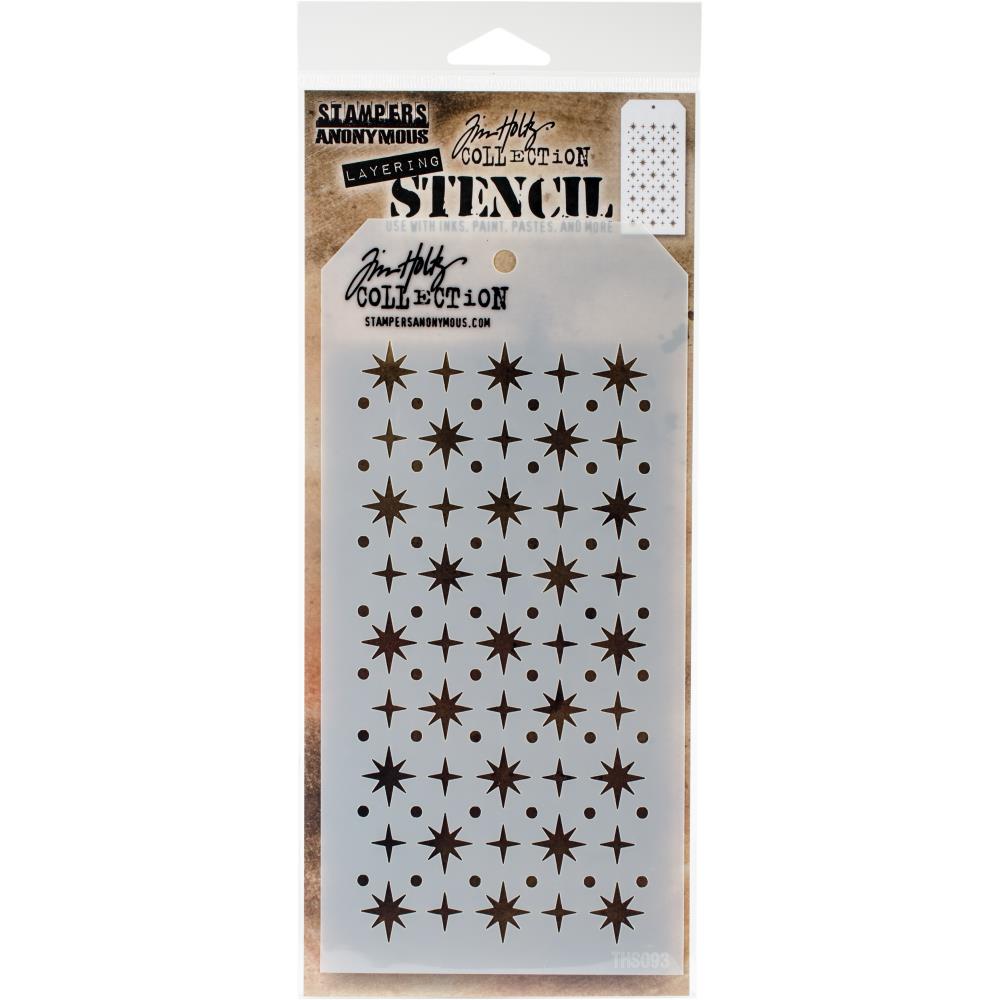 Tim Holtz Stampers Anonymous | Starry Layering Stencil