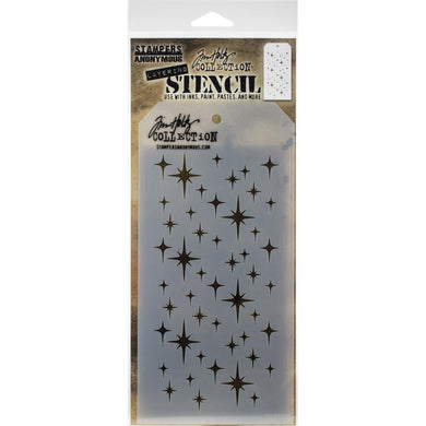 Tim Holtz Stampers Anonymous | Sparkle Layering Stencil