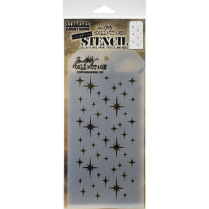 Tim Holtz Stampers Anonymous | Sparkle Layering Stencil