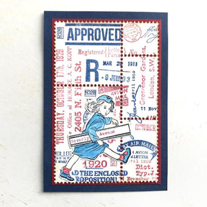 Elizabeth Craft Designs | 6x8 Correspondence From the Past 1 Stamp Set