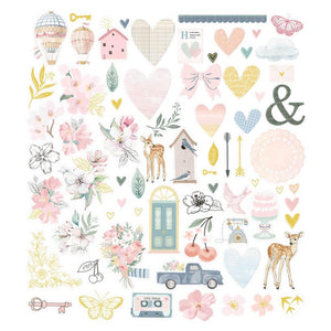 Spellbinders | Heartfelt Cardstock Die Cut Ephemera from Rosie's Studio