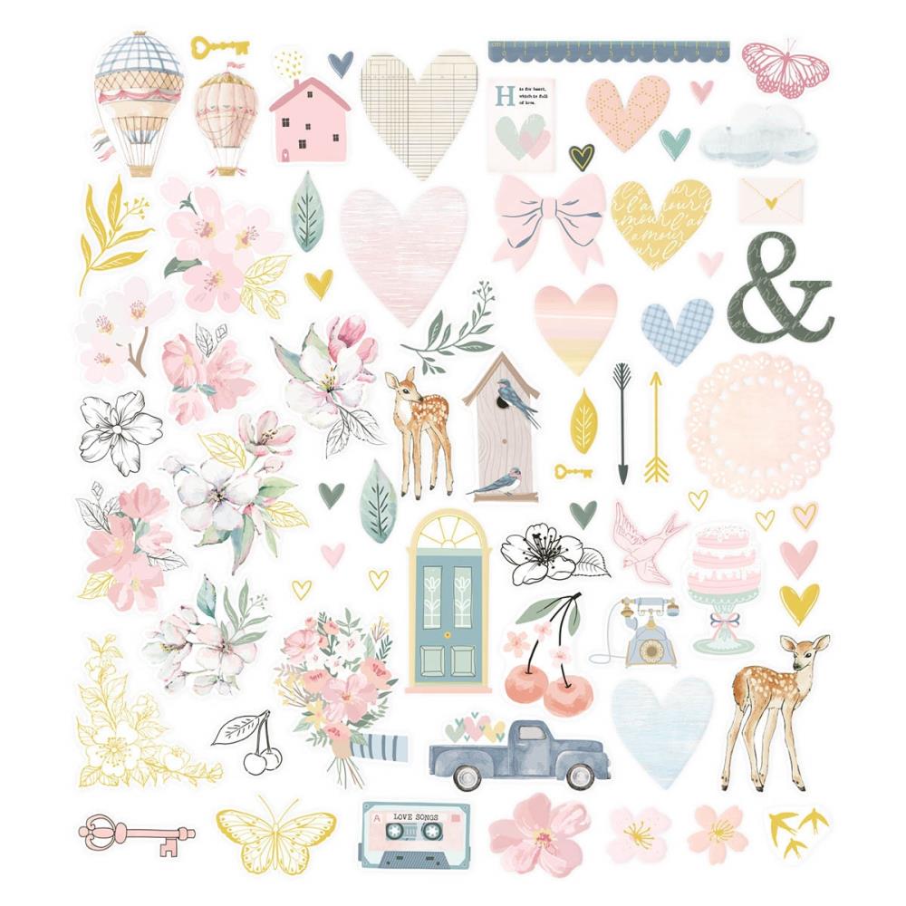 Spellbinders | Heartfelt Cardstock Die Cut Ephemera from Rosie's Studio