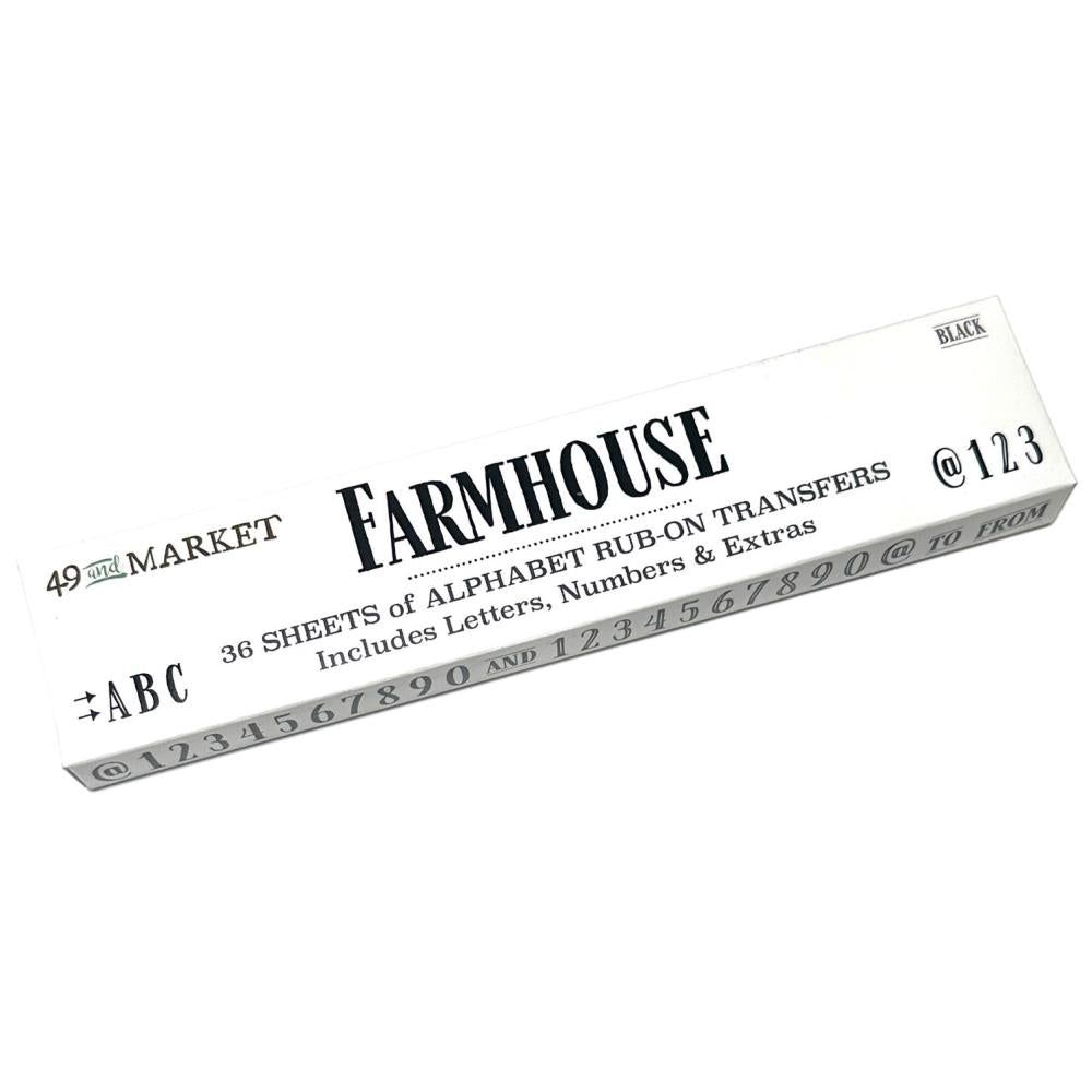 49 and Market | Alphabet Rub-ons - Farmhouse