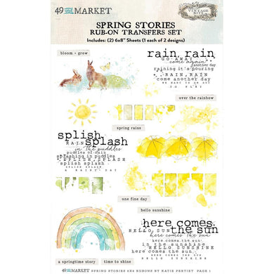 49 and Market | Spring Stories Rub-ons