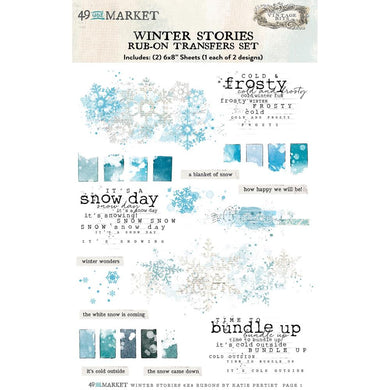 49 and Market | Winter Stories Rub-ons