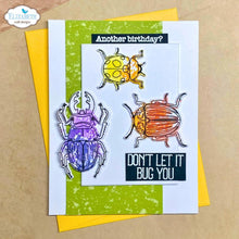 Load image into Gallery viewer, Elizabeth Craft Designs | 6x8 Beetles &amp; Bugs Stamp &amp; Die Set