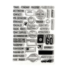 Load image into Gallery viewer, Elizabeth Craft Designs | 6x8 Travel Journal Stamp Set
