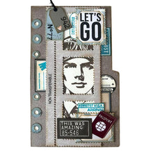 Load image into Gallery viewer, Elizabeth Craft Designs | 6x8 Travel Journal Stamp Set