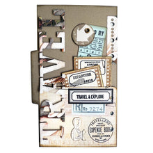 Load image into Gallery viewer, Elizabeth Craft Designs | 6x8 Travel Journal Stamp Set