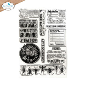 Elizabeth Craft Designs | 6x8 Wildflower Stamp Set