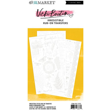 49 and Market | Vicki Boutin - Irresistible FOCUS Rub-On Transfers