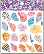 Pastel Seashells Stickers
