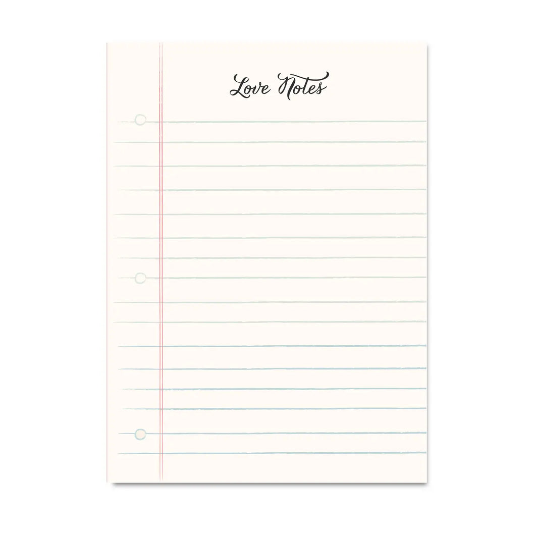 Love Notes 5x7 Notepad