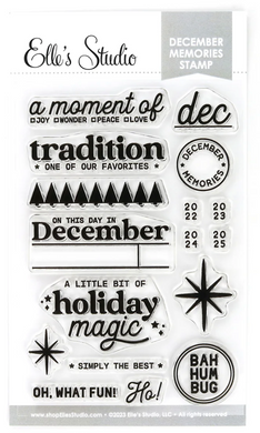December Memories Stamp