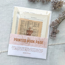 Load image into Gallery viewer, Vintage Printed Book Pages for Junk Journaling and Collage