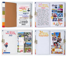 Load image into Gallery viewer, 2025 Year in Review Traveler&#39;s Notebook Project Kit