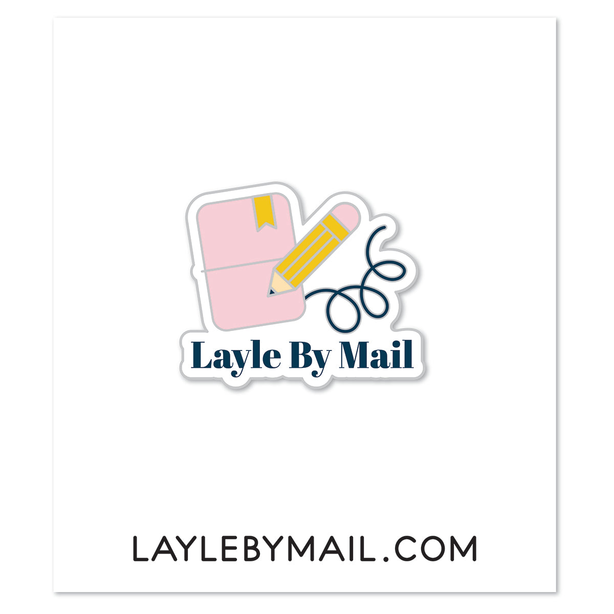 Layle By Mail Enamel Pin