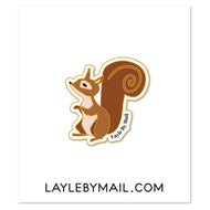 Scatter the Squirrel 2.0 Enamel Pin