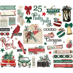 Simple Stories - Simple Vintage 'Tis The Season - Bits and Pieces