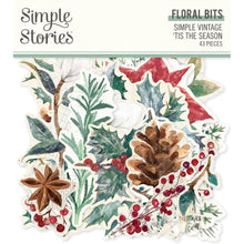 Load image into Gallery viewer, Simple Stories - Simple Vintage &#39;Tis The Season - Floral Bits