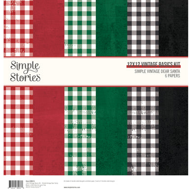 SImple Stories | Simple Vintage Dear Santa 12x12 Basics Kit