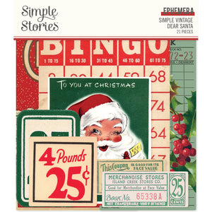 Simple Stories - Simple Vintage Dear Santa - Ephemera
