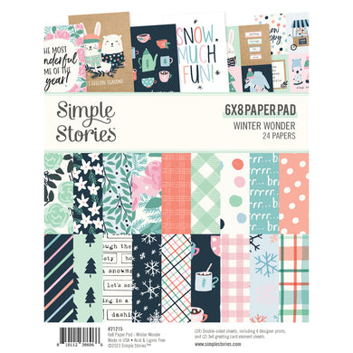 Simple Stories | Winter Wonder Collection | 6x8 Paper Pad