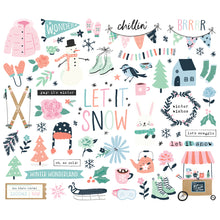 Load image into Gallery viewer, Simple Stories | Winter Wonder Collection | Bits &amp; Pieces Die Cut Ephemera