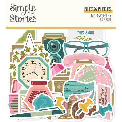 Simple Stories | Noteworthy Collection | Bits & Pieces Die Cuts
