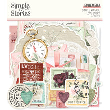 Load image into Gallery viewer, Simple Stories | Simple Vintage Love Story Collection | Ephemera