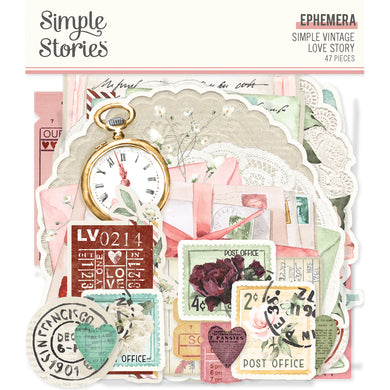 Simple Stories | Simple Vintage Love Story Collection | Ephemera