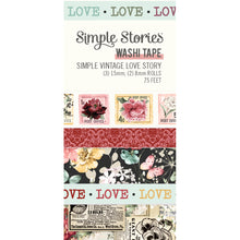 Load image into Gallery viewer, Simple Stories | Simple Vintage Love Story Collection | Washi Tape