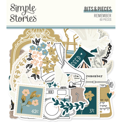 Simple Stories | Remember Collection | Bits & Pieces Die Cuts