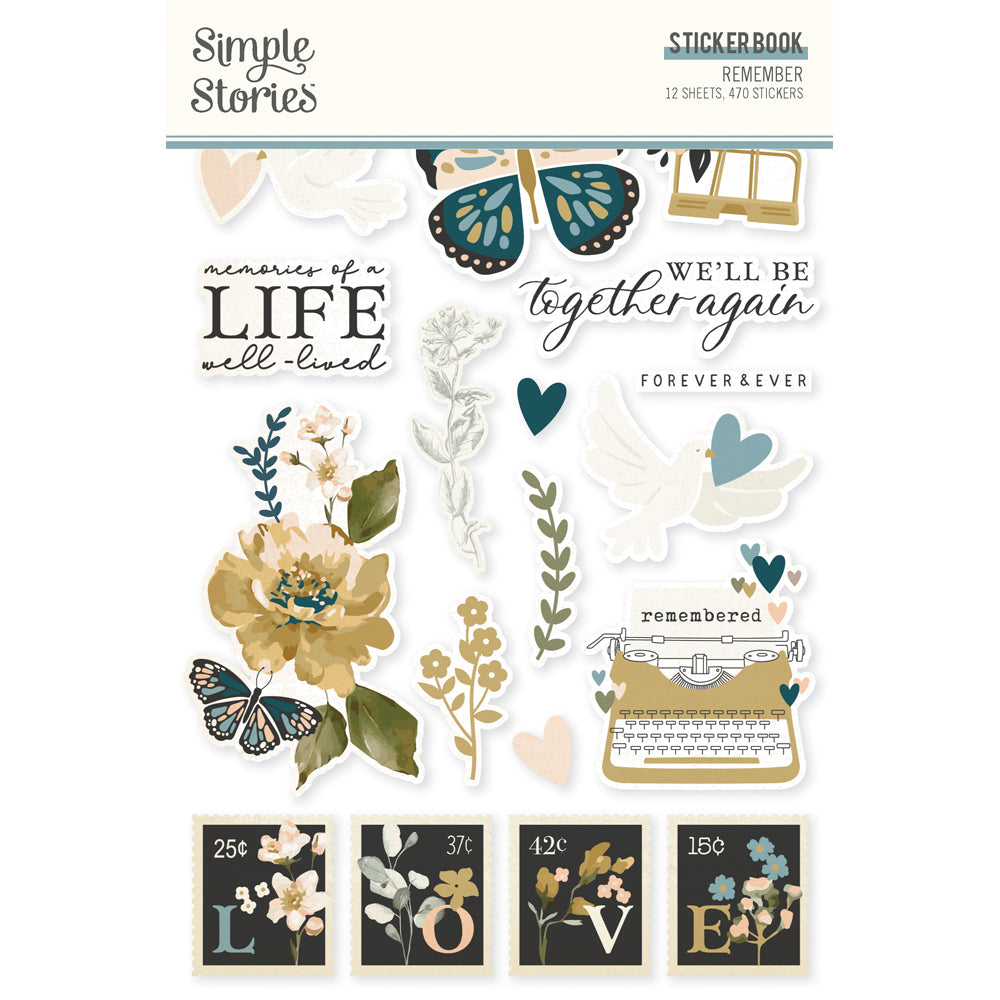 Simple Vintage Essentials Sticker Book – Layle By Mail