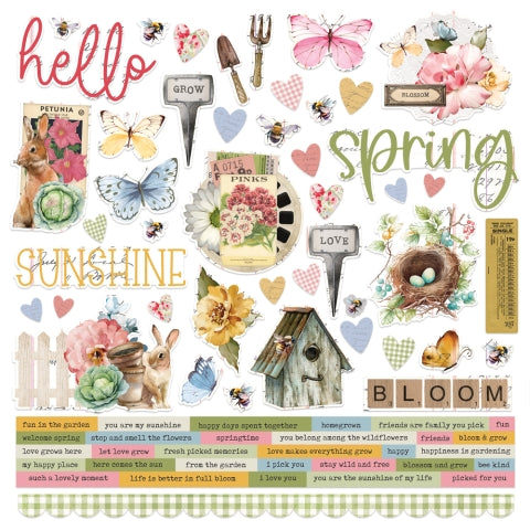 Simple Stories | Simple Vintage Spring Garden 12x12 Cardstock Stickers