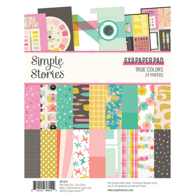 Simple Stories | True Colors Collection | 6x8 Paper Pad
