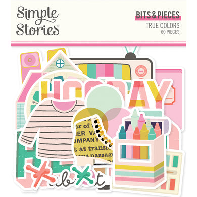 Simple Stories | True Colors Collection | Bits & Pieces Die Cuts