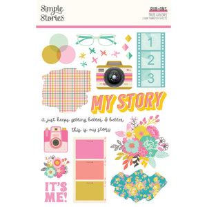 Simple Stories | True Colors Collection | Rub-Ons