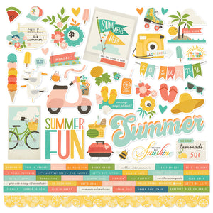 Simple Stories | Summer Snapshots - 12x12 Cardstock Stickers