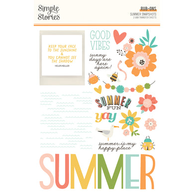 Simple Stories | Summer Snapshots Collection | Rub-Ons