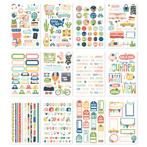 Simple Stories | Pack Your Bags Collection | Sticker Book