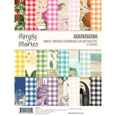 Simple Stories | SV Essentials Color Palette Collection | 6x8 Paper Pad