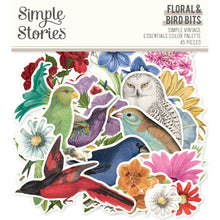 Load image into Gallery viewer, Simple Stories | SV Essentials Color Palette Collection | Floral &amp; Birds Bits &amp; Pieces