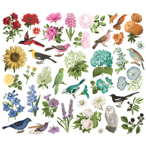 Simple Stories | SV Essentials Color Palette Collection | Floral & Birds Bits & Pieces